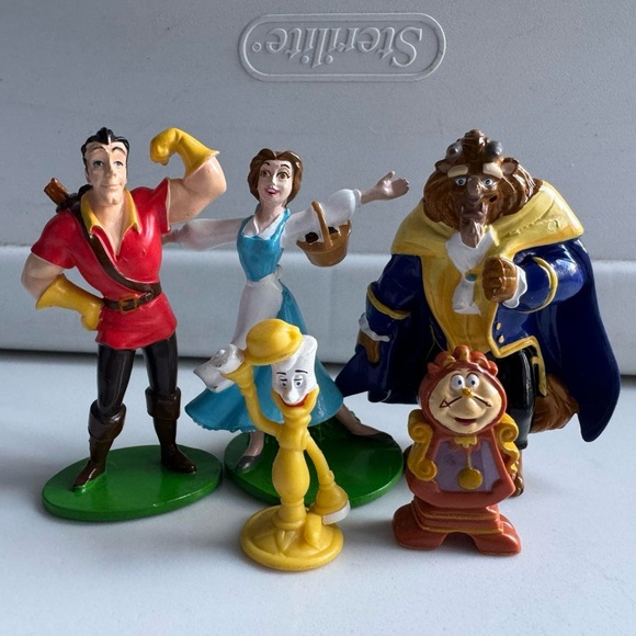 Disney Other - Beauty and the Beast Disney Figurine Set